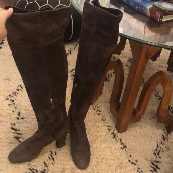 Grigiarancio over the knee suede boots size 39 - Picture 2 of 3